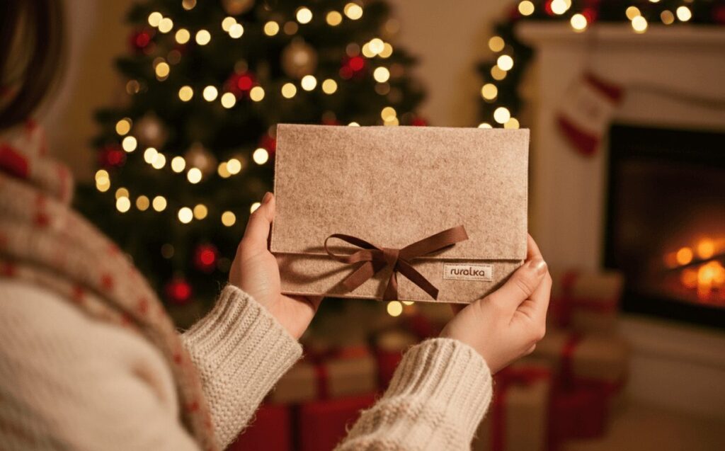 chimenea estuche ruralka Tarjetas regalo